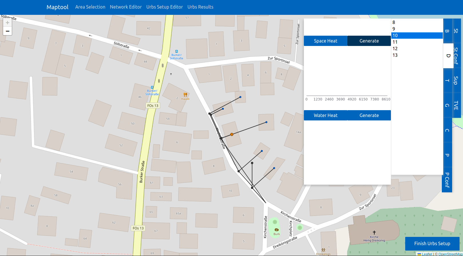 The new UI for the Demand tab in the Urbs editor. The new "Generate" button is right to the respective name of the demand in the GUI.